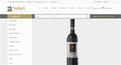 Desktop Screenshot of nobelwijnen.nl